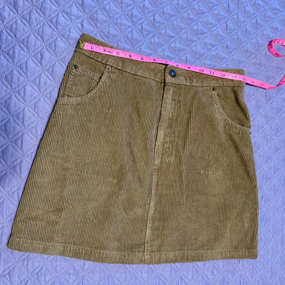 VANS Women's Ground Work Cord Mini Skirt size 26 - Picture 5 of 8